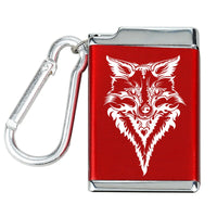 Cendrier de poche loup rouge