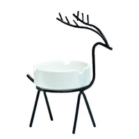 Cendrier design cerf noir