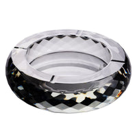 Cendrier en cristal rond