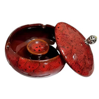 Cendrier marocain rouge extérieur