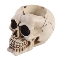 Cendrier tête de mort yeux noirs