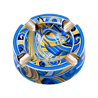Cendrier bleu azur
