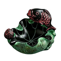 Cendrier carpe de jardin