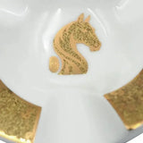 Cendrier cheval doré agrandissement