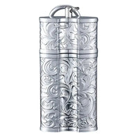 Cendrier de poche élégant argenté