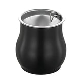 Cendrier design métal noir