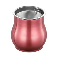 Cendrier design métal rose