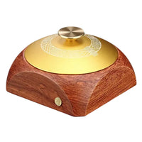 Cendrier en bois avec couvercle