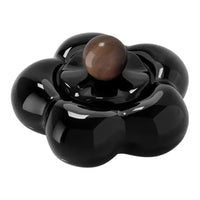 Cendrier fleur noire