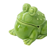 Cendrier grenouille en céramique de coté
