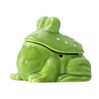 Cendrier grenouille en céramique
