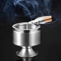 Cendrier inox élégance et des cendres
