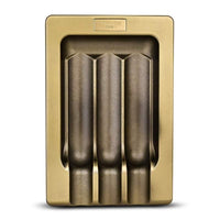 Cendrier cigare trio bronze