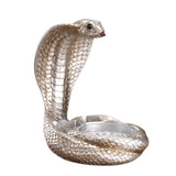 Cendrier Cobra Égyptien argenté
