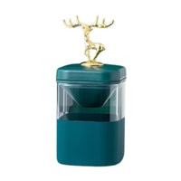 Cendrier Extérieur Avec Couvercle En Forme De Bouledogue - Résine Résistante Au Vent - Design Mignon Pour Terrasse, Jardin, Intérieur