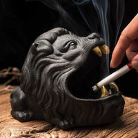 Cendrier lion cigarette