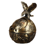 Cendrier original aigle bronze