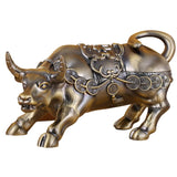 Cendrier original taureau bronze