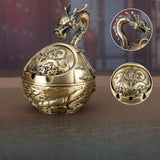 Cendrier Perle du Dragon bronze image
