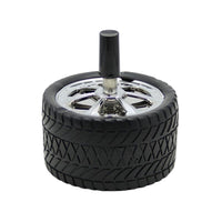 Cendrier poussoir pneu