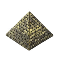 Cendrier pyramide design doré